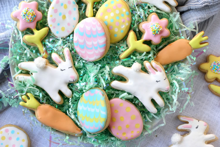 No-Sugar Easter Sugar Cookies
